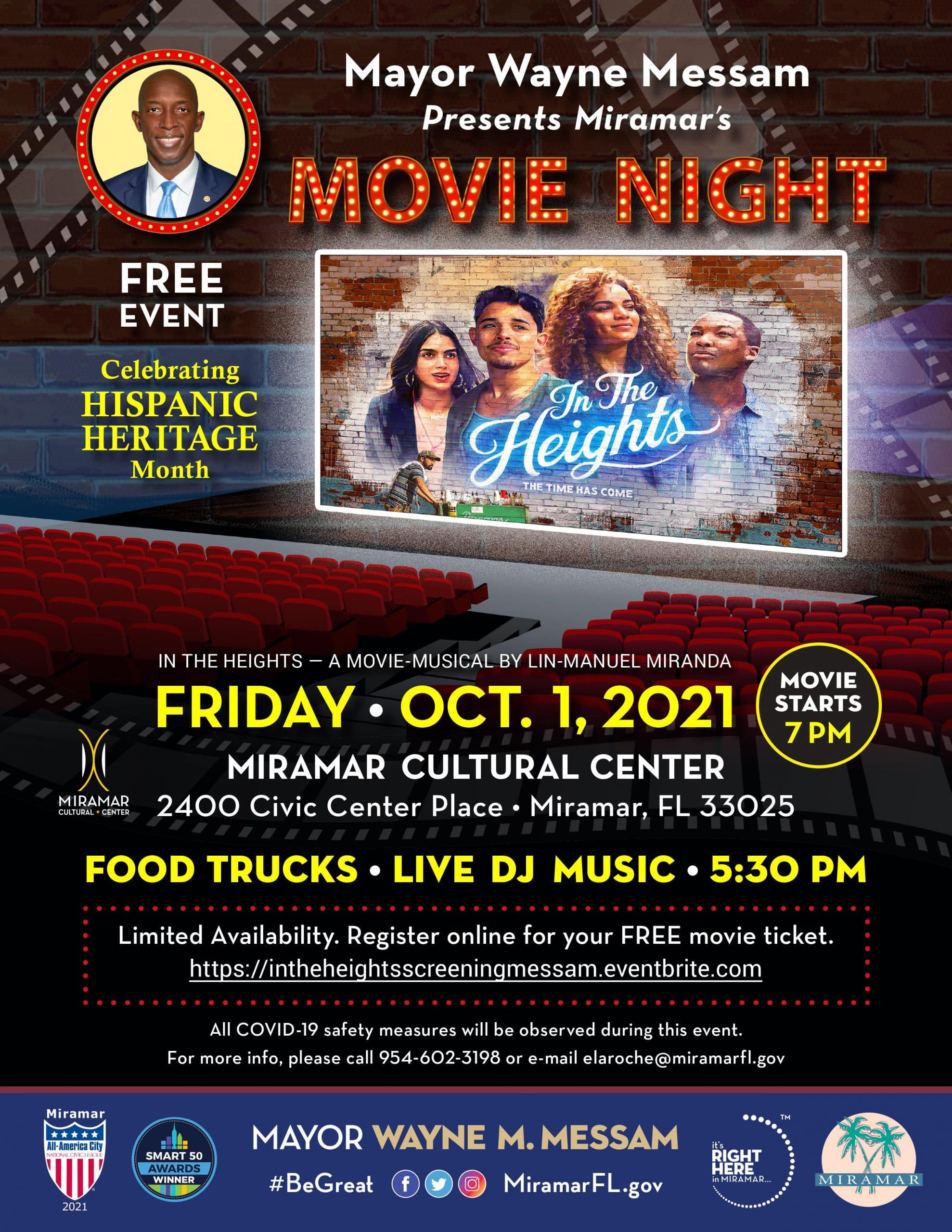 Miramar Mayor Announces Three Hispanic Heritage Month Events