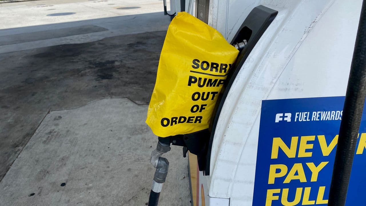 Gas stations in South Florida are running out of gas