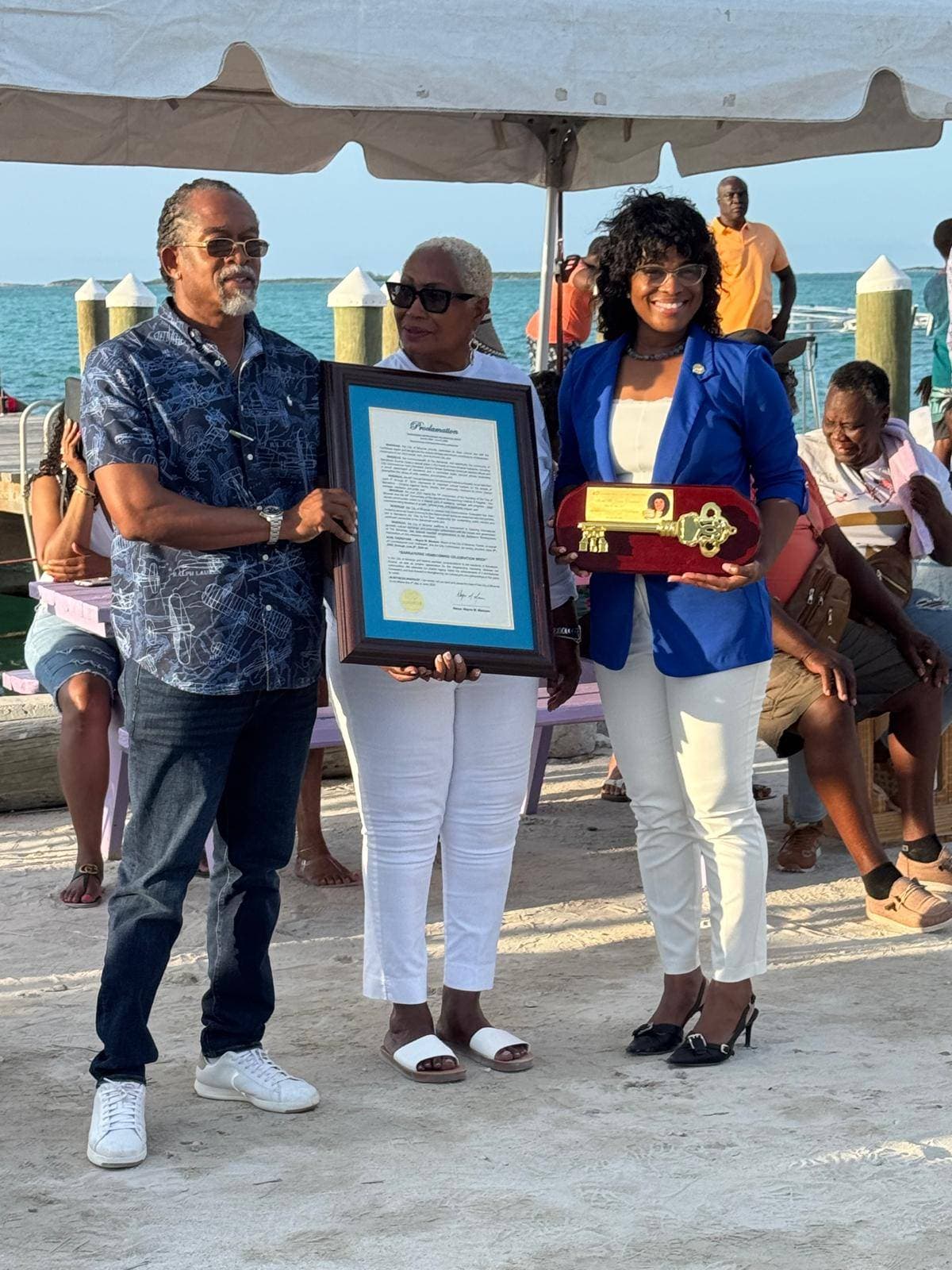 Miramar’s first female Bahamian-American Commissioner Avril Cherasard honored in Exuma