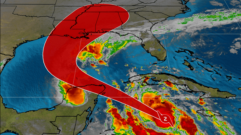 Strengthening Hurricane Delta Expected to Pass Southwest of Cayman Islands