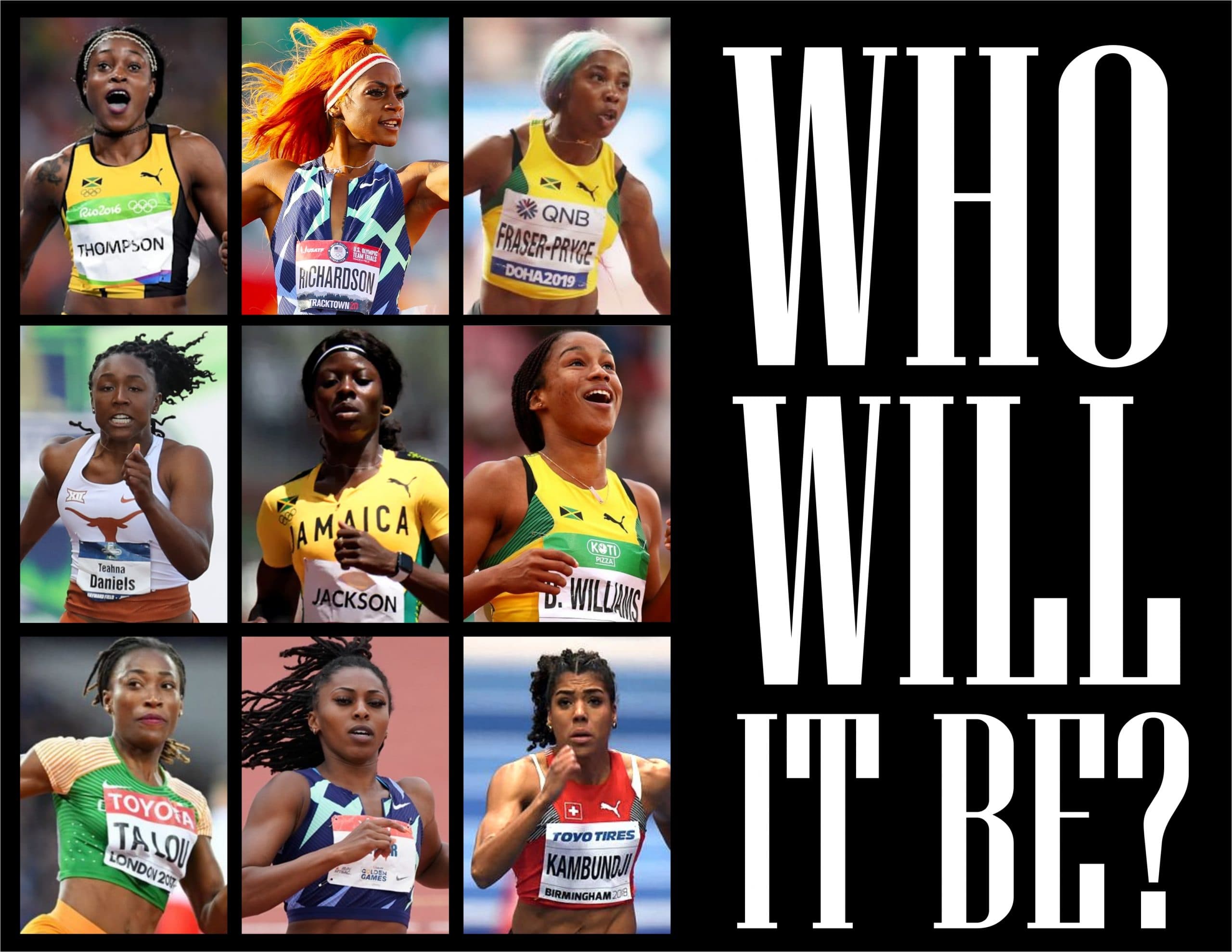 Will it be Jamaica or the USA in the Hottest 100m race?