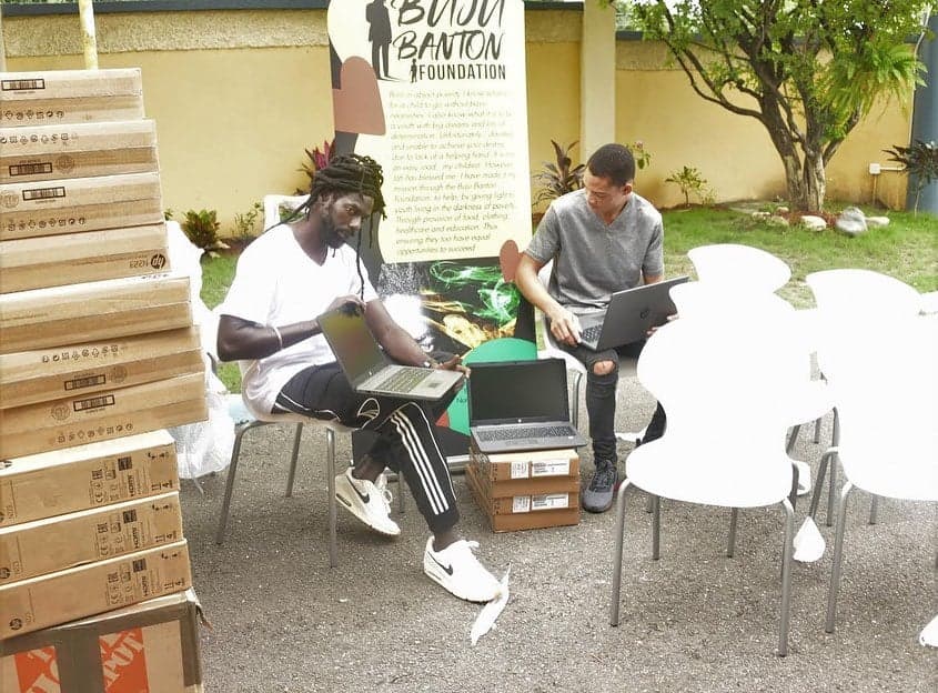 Buju Banton Gifts Computers to Jamaican Children's Homes