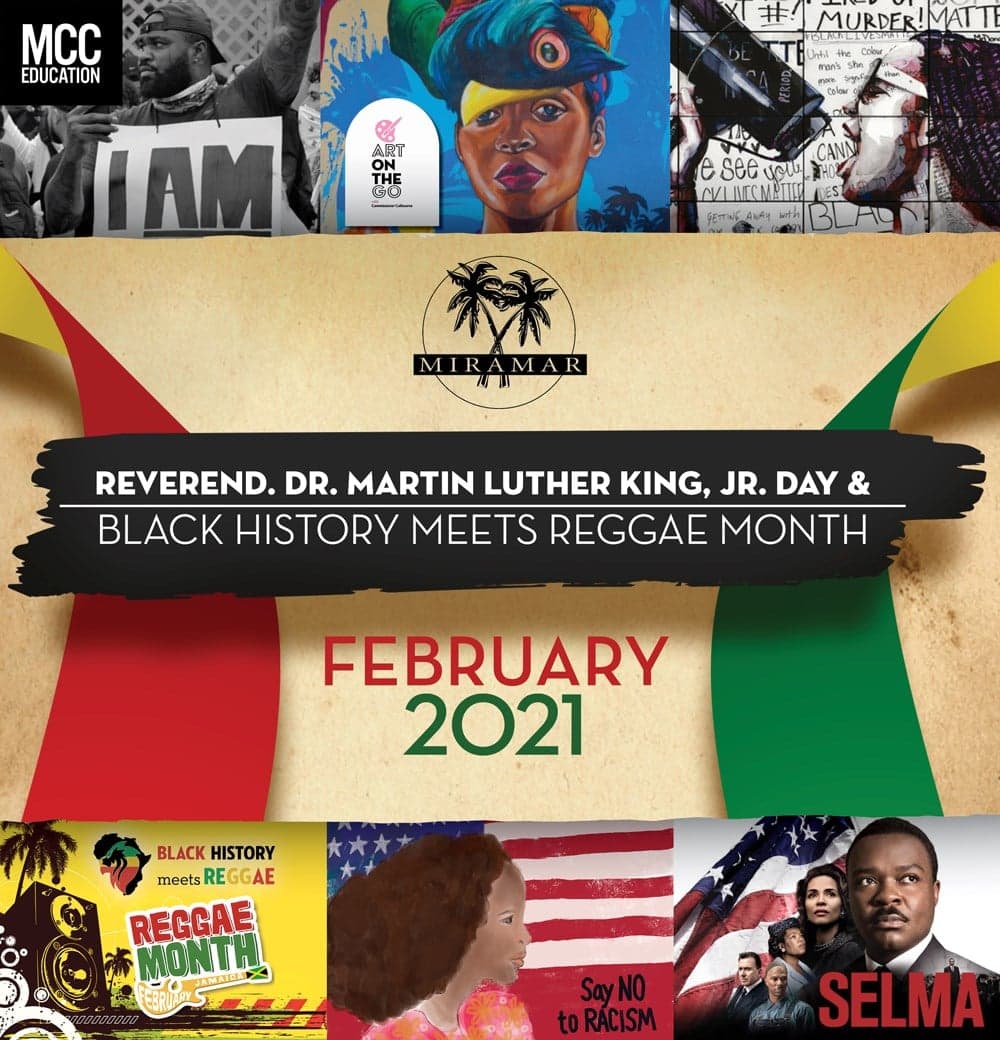 City of Miramar Announces Celebrations for MLK Day & Black History Month Meets Reggae