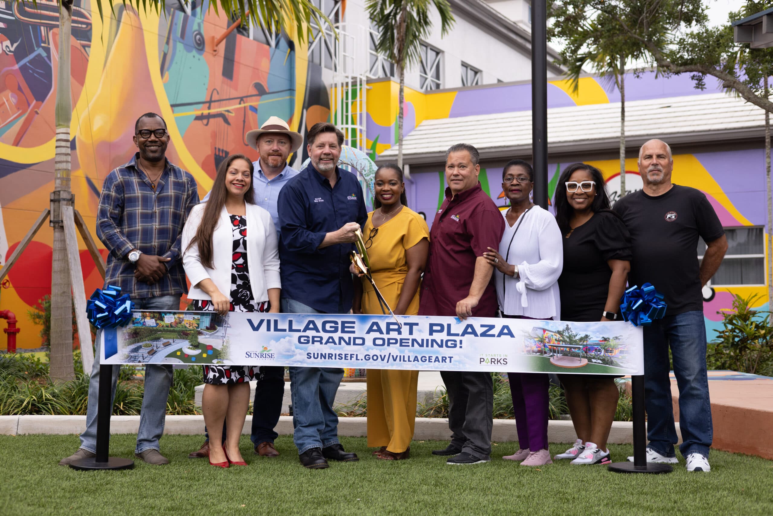 Village Art Plaza grand opening draws over 1,200 attendees in Sunrise