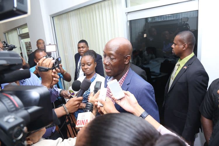 TT PM outraged at murder of bank employee