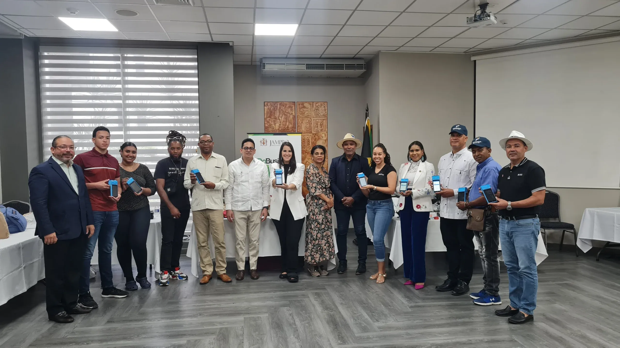 Artisans empowered by WiPay during Dominican Week JA