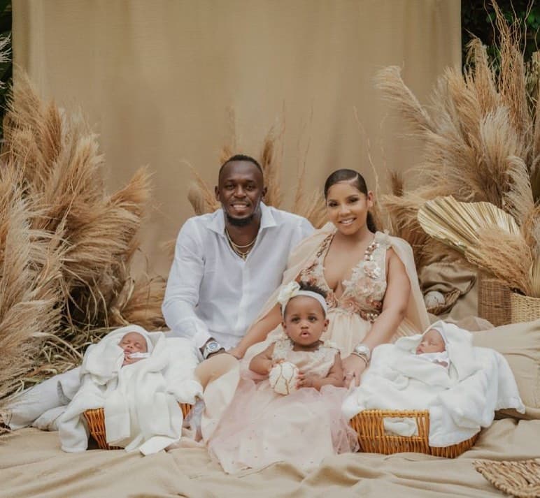 Usain Bolt and Partner Kasi Bennett Welcome Twins, Saint Leo and Thunder