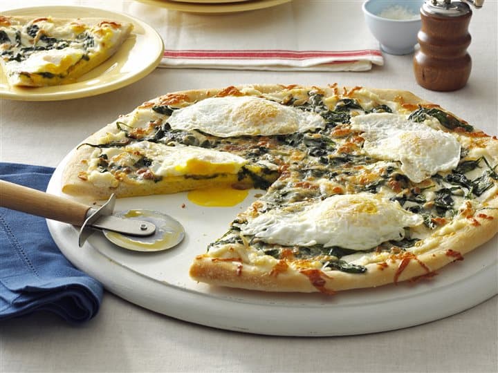Recipe: Pizza with Sautéed Greens