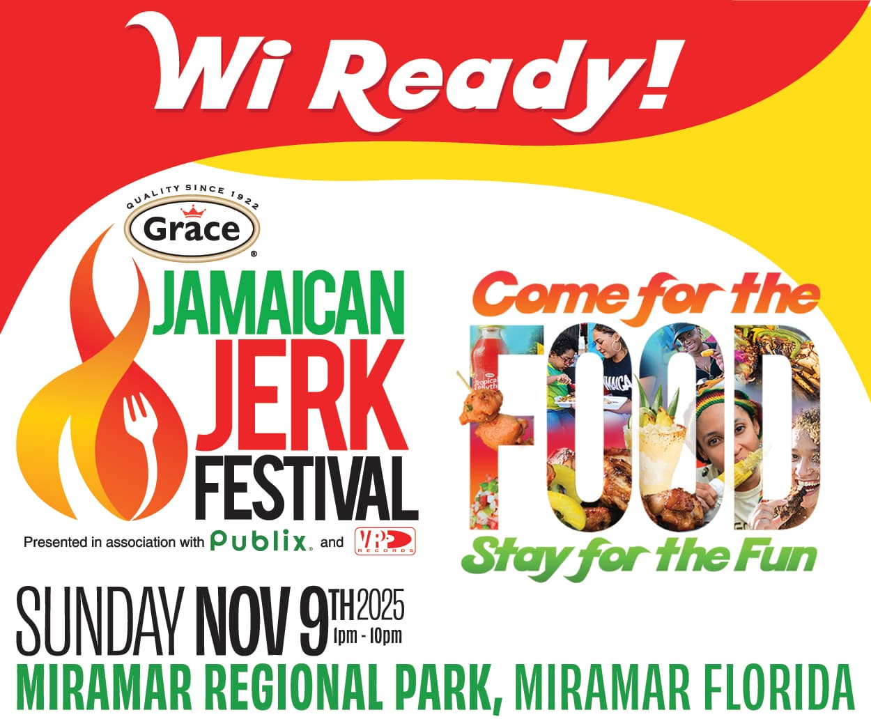 Grace Jamaican Jerk Festival Heats Up Miramar for Its 23rd Year