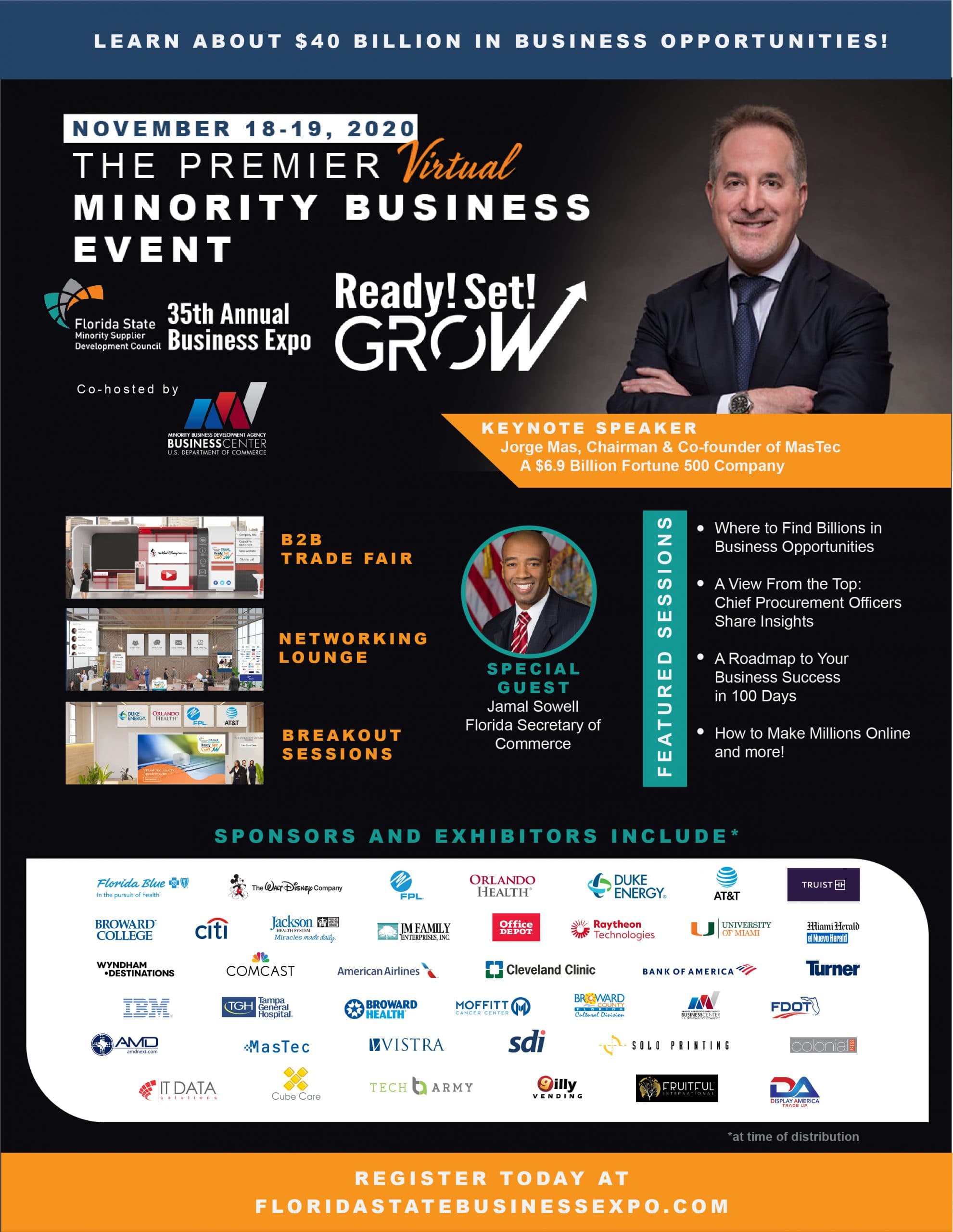 Florida State Minority Supplier Development Council 35th Business Expo Takes Place Nov. 18-19