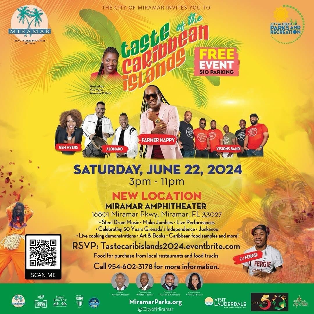 Miramar to host 3rd annual Taste of the Caribbean Islands event
