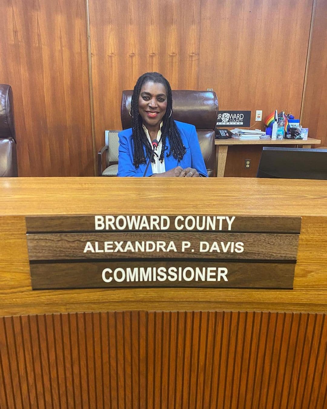 Jamaican-American Alexandra P. Davis sworn in as new Broward County Commissioner