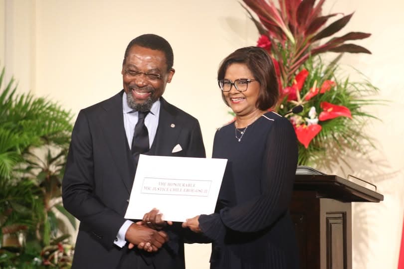 Justice Chile Eboe-Osuji sworn in as Caribbean Court of Justice Judge
