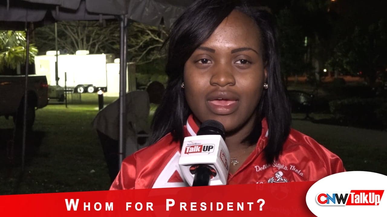 TalkUp: Who would you vote for President?