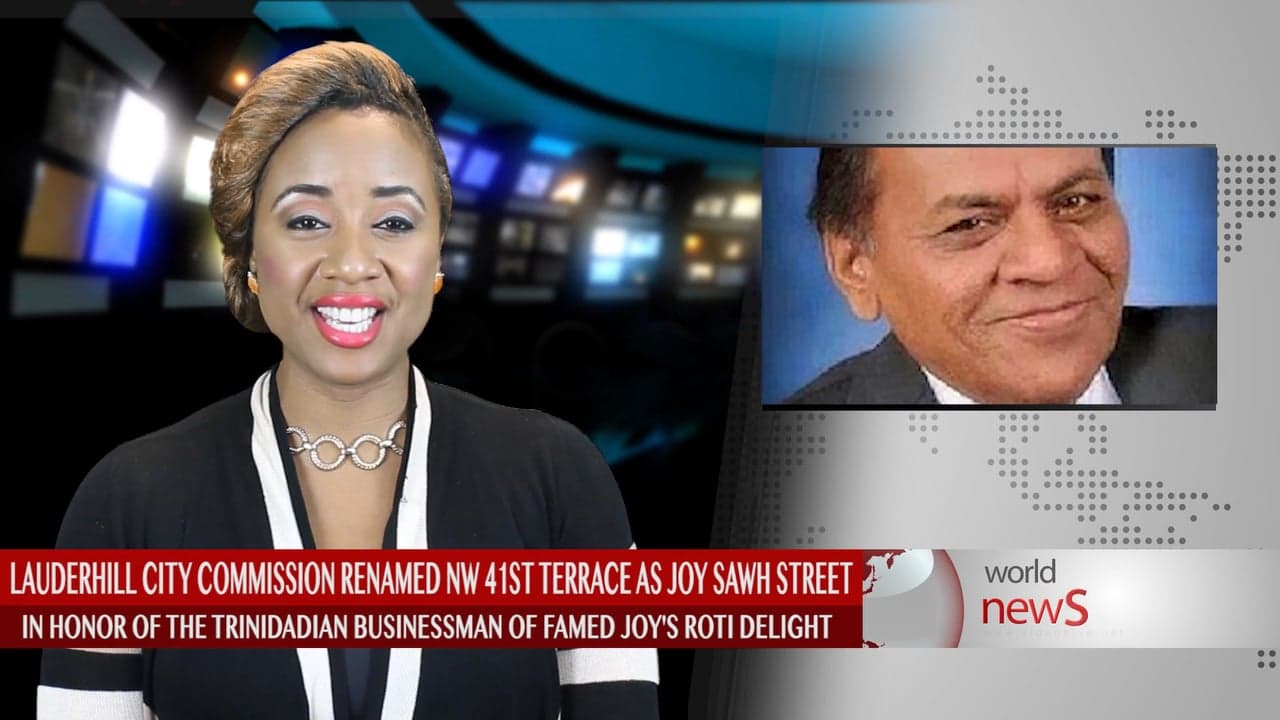 Joy Sawh of Joy's Roti gets Lauderhill street named after him