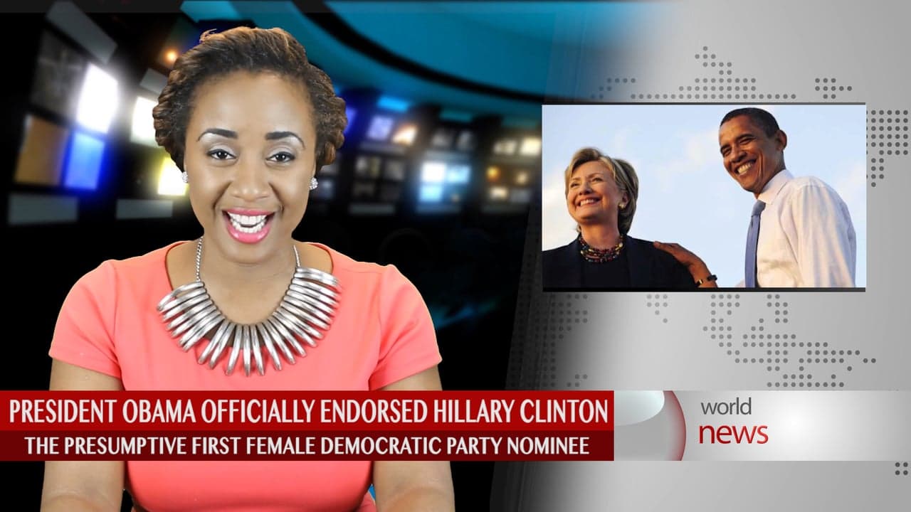 President Obama officially endorses Clinton
