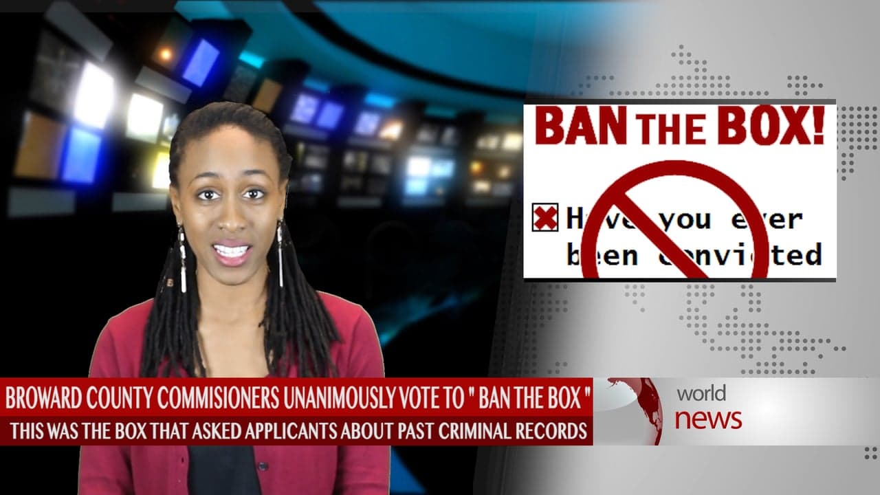 County commissioners voted unanimously to "Ban the Box"