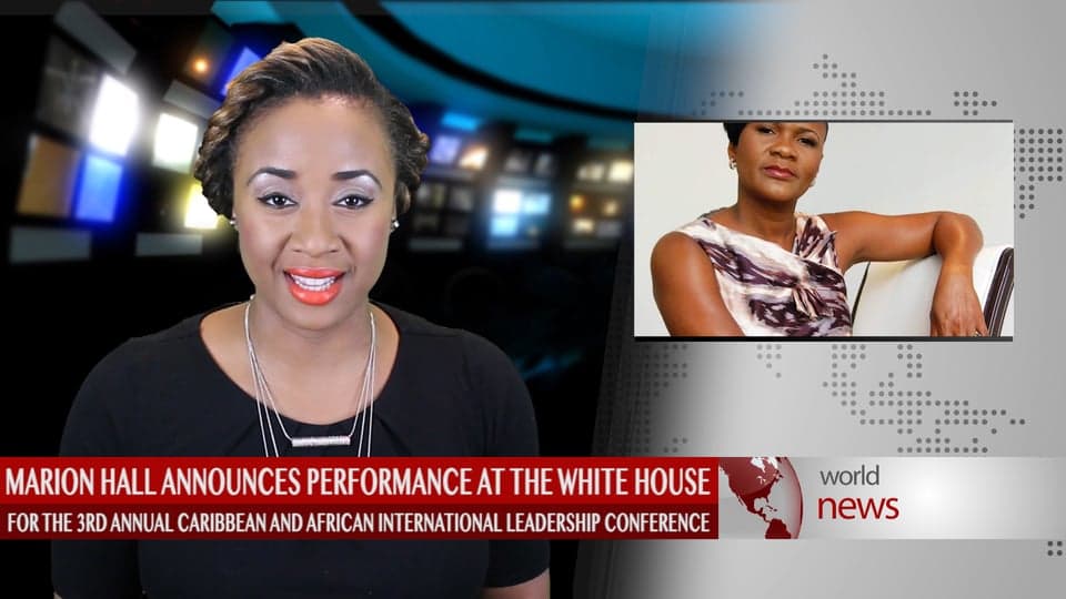 Marion Hall, f.k.a. Lady Saw, performs at the White House