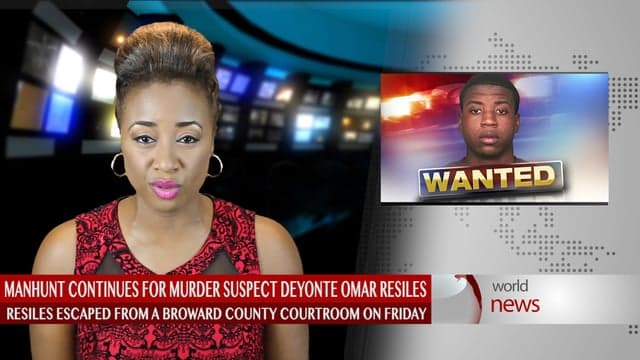 Manhunt continues for murder suspect, Dayonte Omar Resiles