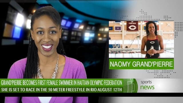 Grand’Pierre makes history as first female Olympic swimmer for Haiti