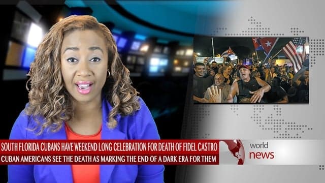 South Florida Cubans hold weekend long celebration after death of former Cuban President Fidel Castro
