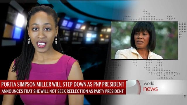 Portia Simpson Miller plans to step down as the leader of the People’s National Party