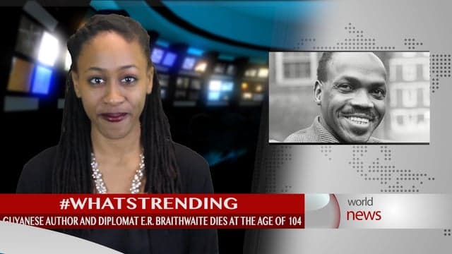 Guyanese author, educator and diplomat E.R. Braithwaite dead at 104