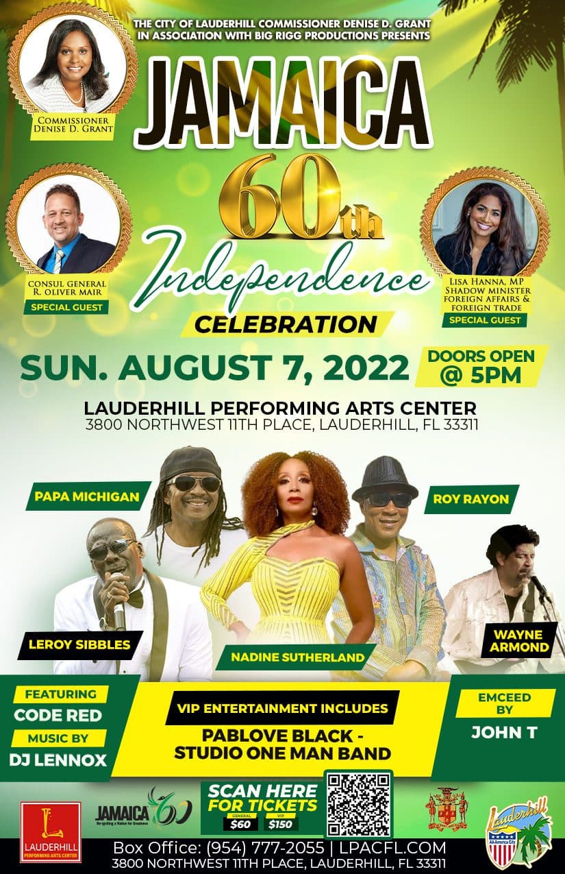 Jamaica's 60th Anniversary of Independence celebrations comes to Lauderhill