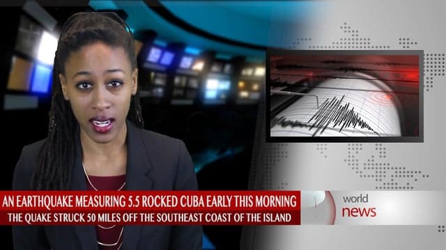 5.5 magnitude earthquake rocks Cuba