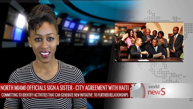 North Miami officials sign Sister-City agreement with Haiti