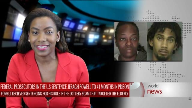 Jamaican sentenced to 41 months for role in a lottery scam targeting elderly US victims