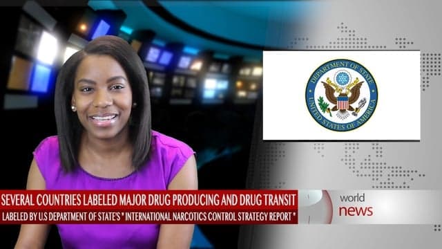US names several Caribbean countries as major drug producers