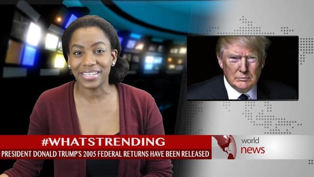 Trump's 2005 federal tax returns leaked!