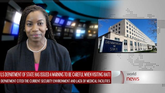 United States warns those visiting Haiti