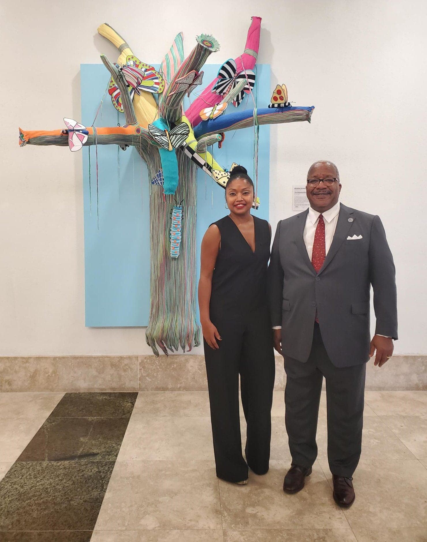 Jamaica-born artist Michelle Drummond unveils her history-making piece, The Metamorphosis.