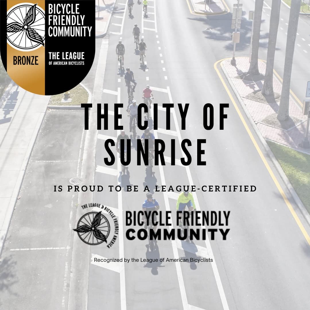 Sunrise earns Bronze bicycle-friendly status—What it means for residents