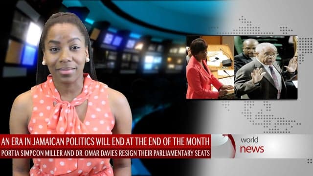 Portia Simpson Miller and Omar Davies to resign their seats on June 30