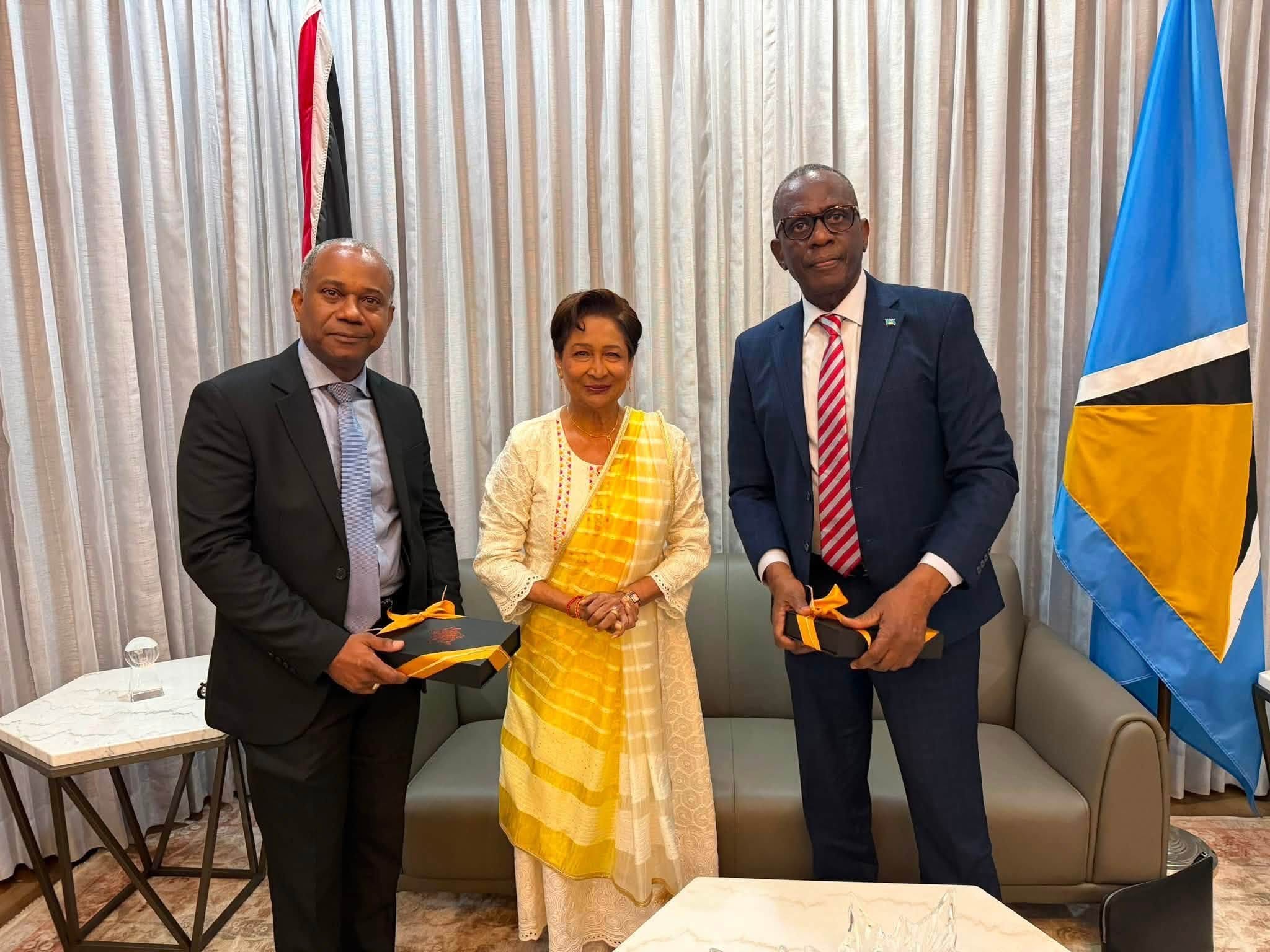 St Lucia PM briefs Trinidad on CCJ opinion over CARICOM secretary-general appointment