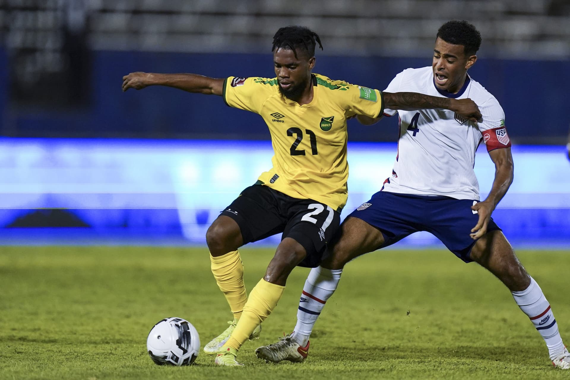 Referee Stole the Show as Jamaica and US Played to 1-1 Draw
