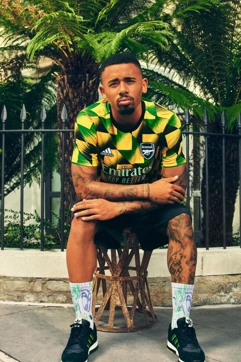 Arsenal's new pre-match jersey celebrates Jamaican fans