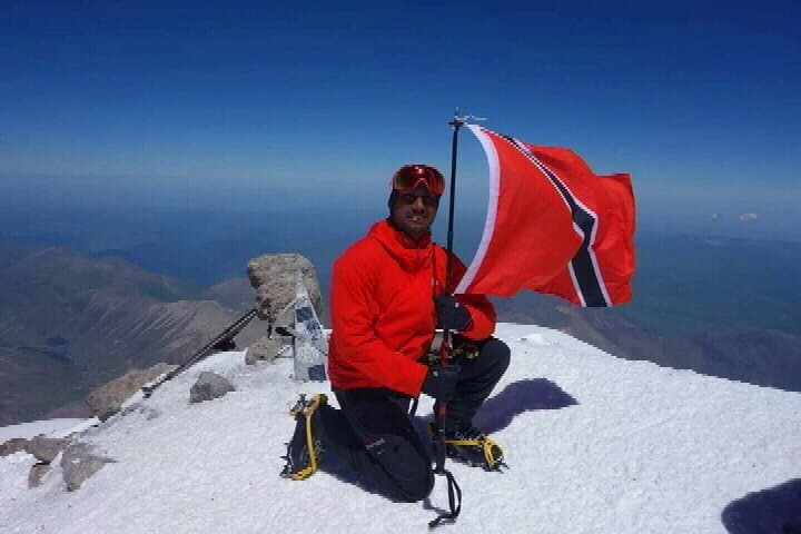 Trinidadian climbs Europe’s Mount Elbrus