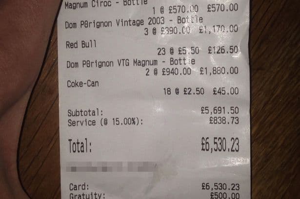 Usain Bolt racks up big London bill