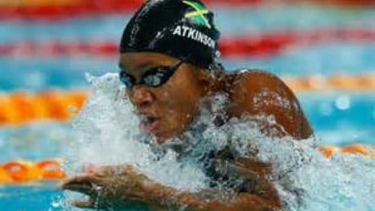 Alia Atkinson wins 50-meter breaststroke at FINA World Cup
