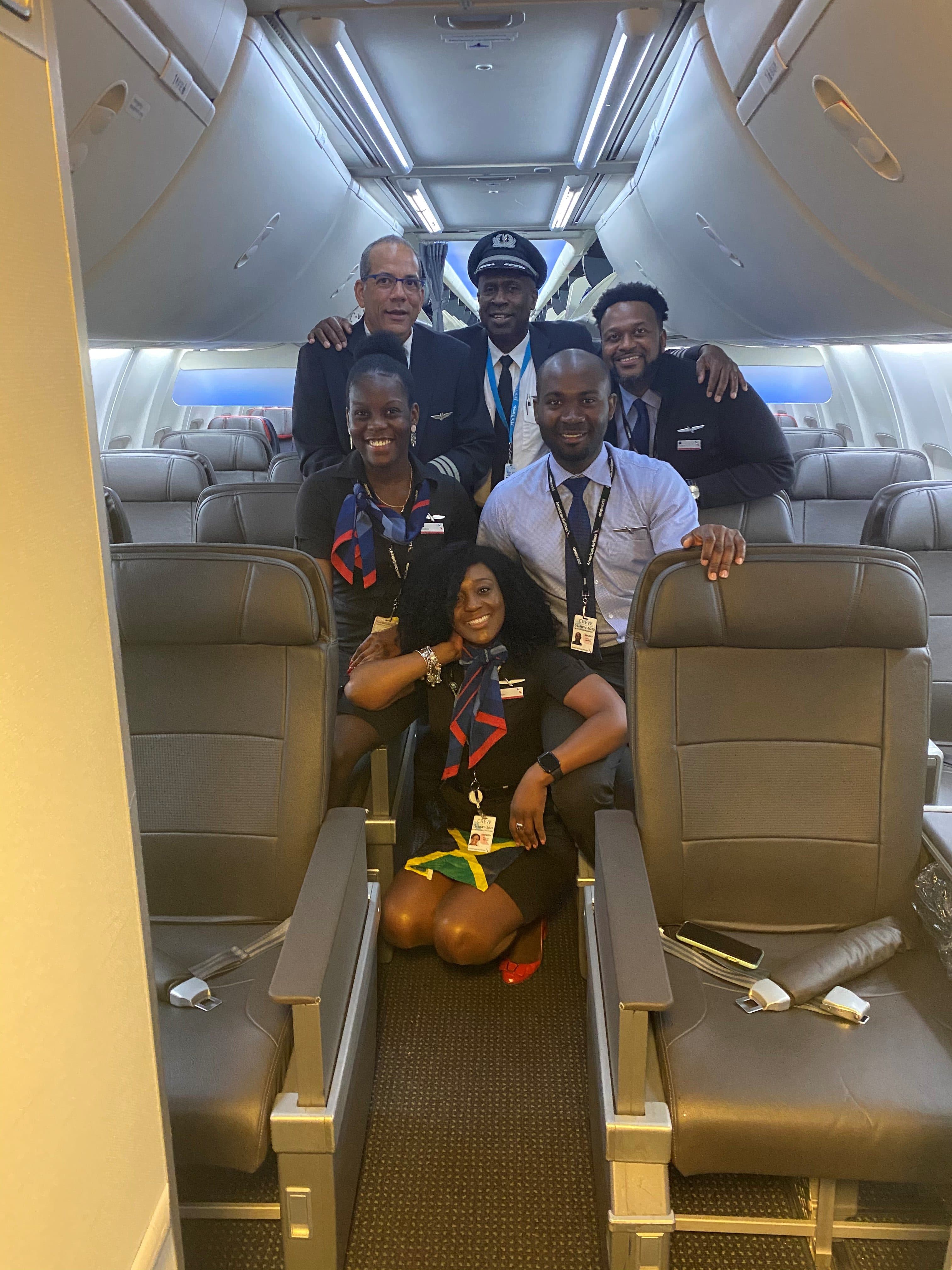 For the First Time in History, An American Airlines Flight has All-Jamaican Crew