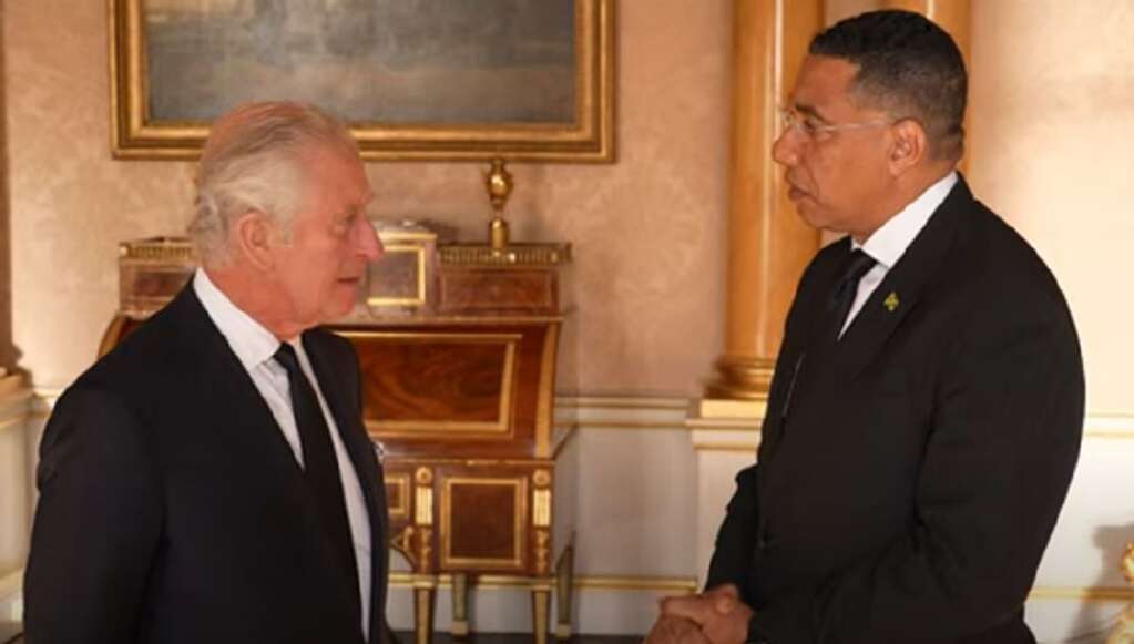 Jamaica’s Prime Minister Andrew Holness meets with King Charles III