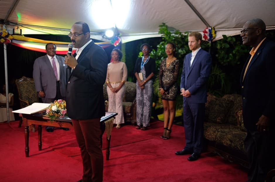 Antigua’s PM Dismisses Media Criticism Concerning Prince Harry’s Visit