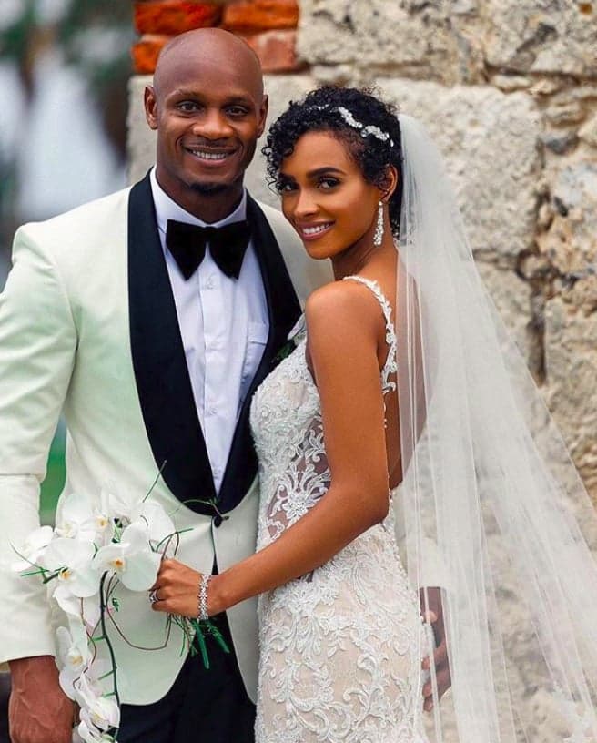 Asafa Powell weds Canadian model Alyshia Miller