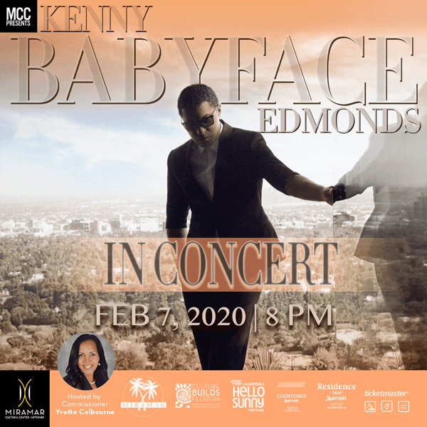 Kenny “Babyface” Edmonds Kicks Off Black History Month in the City of Miramar
