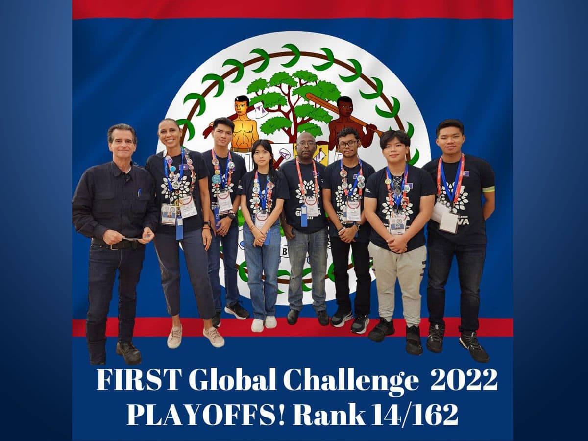 Belize wins gold in FIRST Global Challenge robotics competition