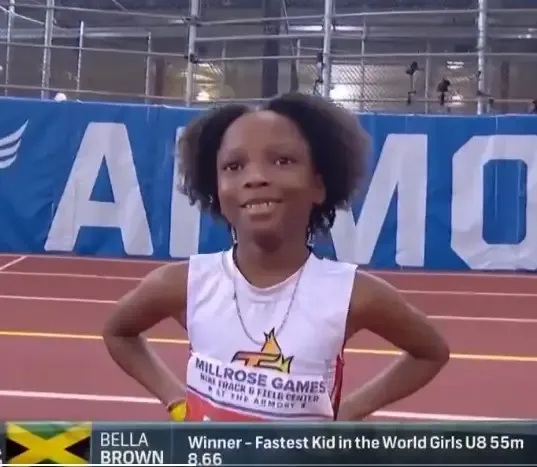 Jamaican girl shines at Millrose Games, named among fastest kids in the world